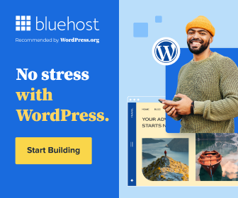 Bluehost website hosting for WordPress